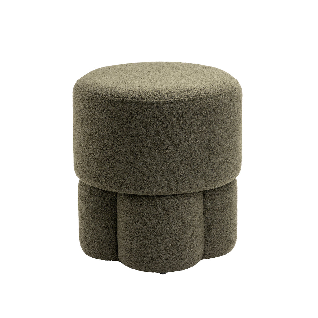 Pouf Genève - Bouclé Vert