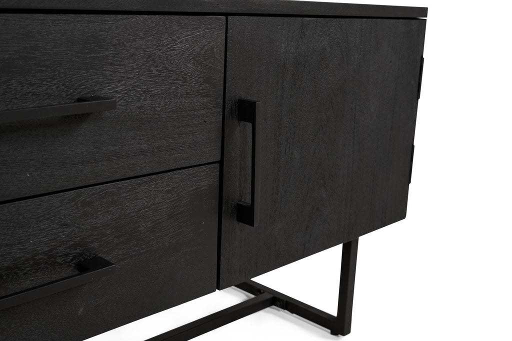 Pristina Black Sideboard 180 cm