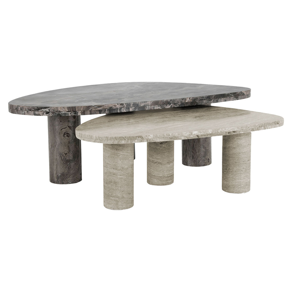 Table basse Nazario set de 2 (Marron)