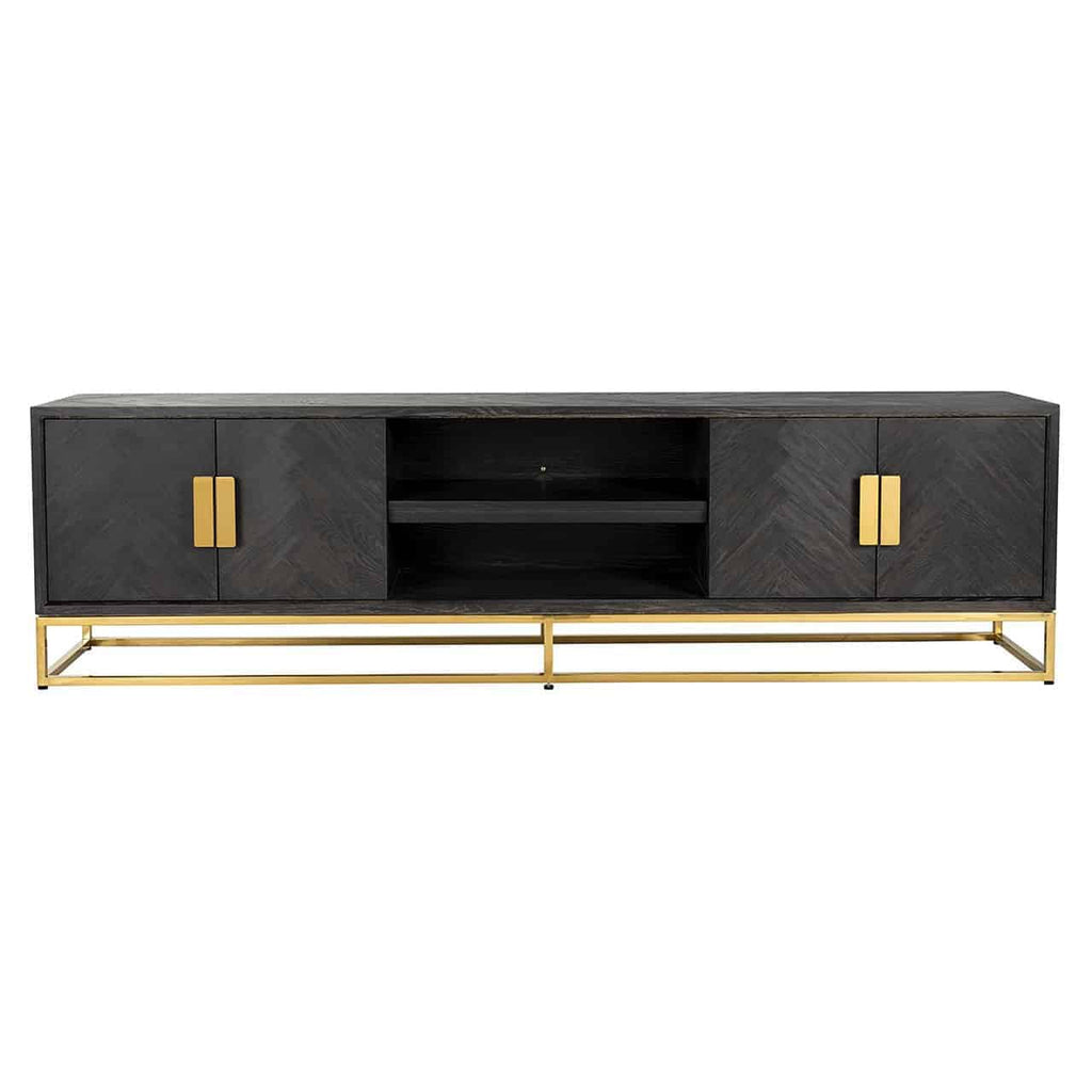 TV-dressoir Blackbone gold 4-deuren 220