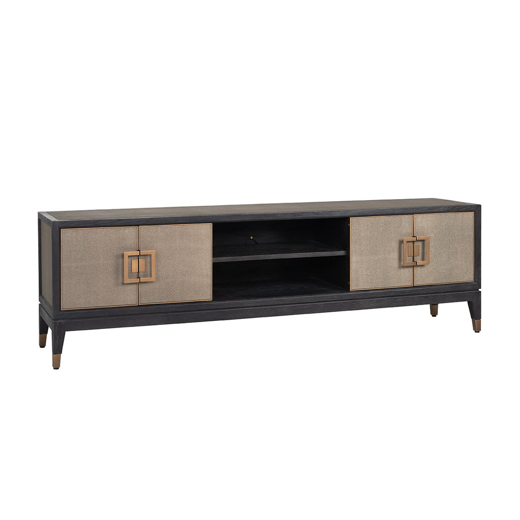 Bloomville TV cabinet with 4 doors