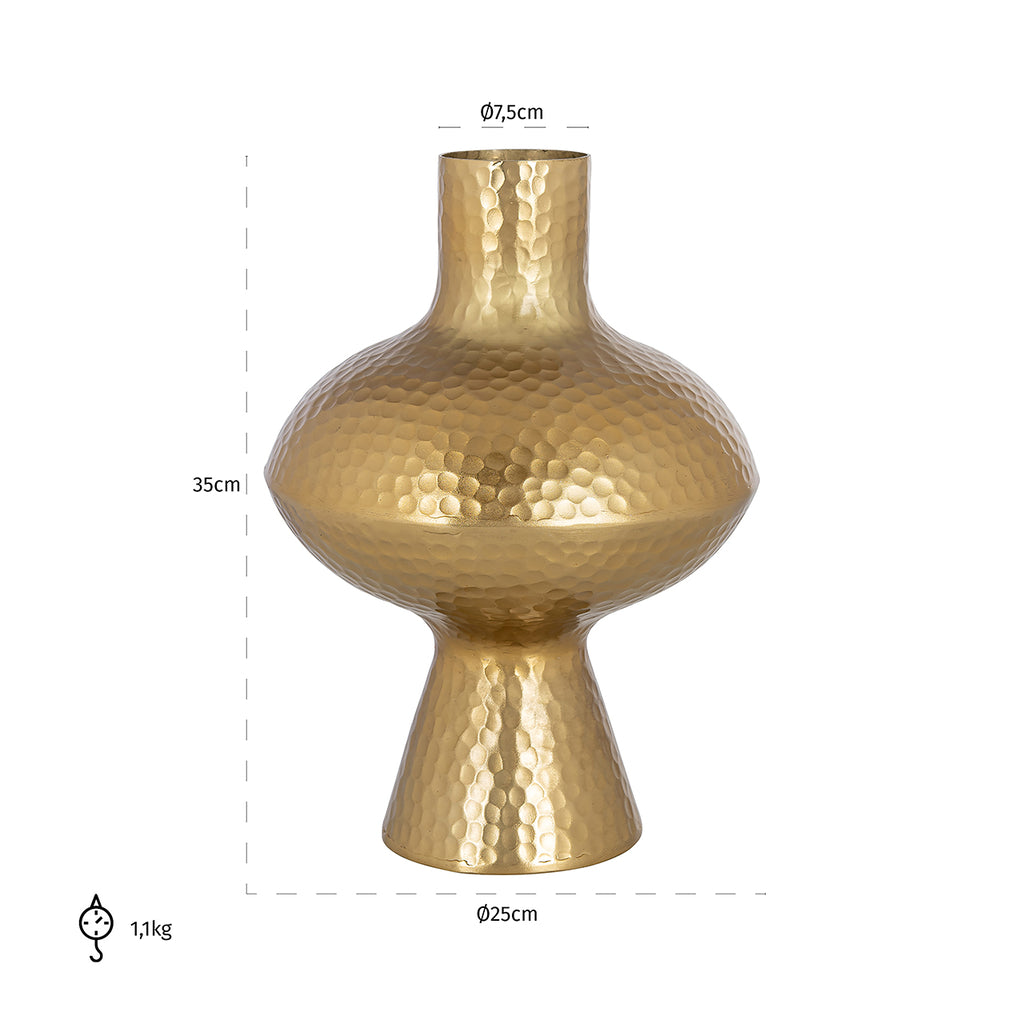 Vase Caitlyn small (Gold)