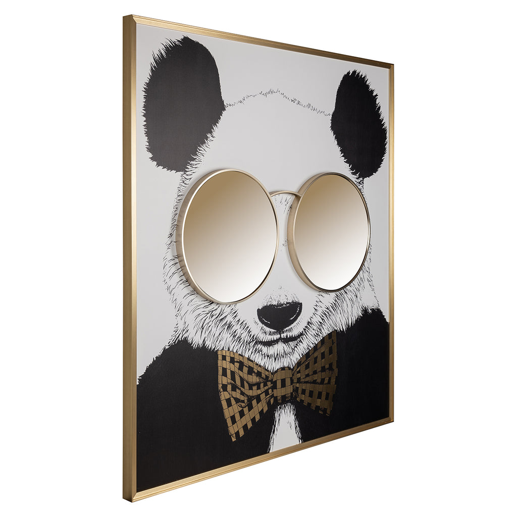 Wandkunst glänzender Panda