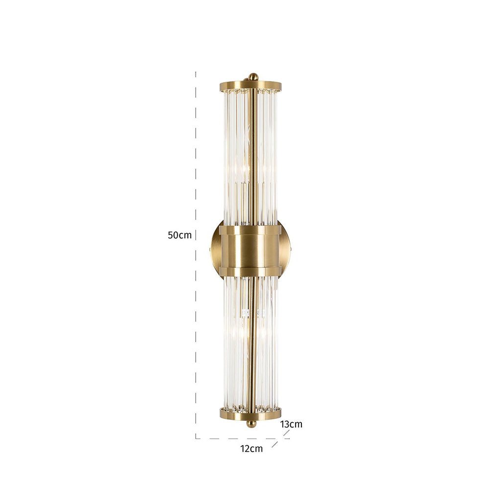 Wandleuchte Lyan (Gebürstetes Gold)